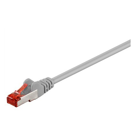 Goobay | CAT 6 | Network cable | Pairs in metal foil (PiMF) | Male | RJ-45 | Male | RJ-45 | Grey | 1 m